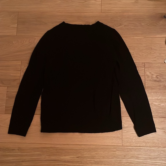 J.Crew black cashmere crewneck sweater - Picture 2 of 3